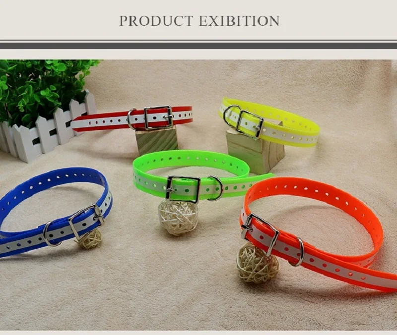 Hochwertiges Hunde-Halsband TPU+Nylon Nachtleuchtend Reflektierendes Sicherheitshalsband Deodorant Wasserdichtes Halsband Haustierzubehör – Detail 11