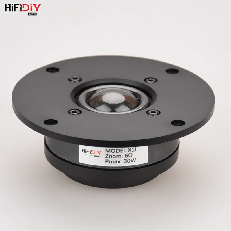 HIFIDIY LIVE 4 inch X1II Tweeter Speaker Unit aluminum transparent Silk membrane 6OHM30W Treble Loudspeaker 94/100/102/103/104mm