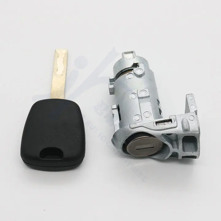 Car Central Door Lock For Renault inner milling key lock Replacement With Key Front Left car lock