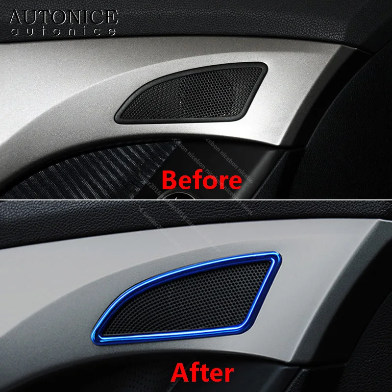 2pc door Speaker Loudspeaker box Cover trim fit for HYUNDAI Elantra 2011-2015