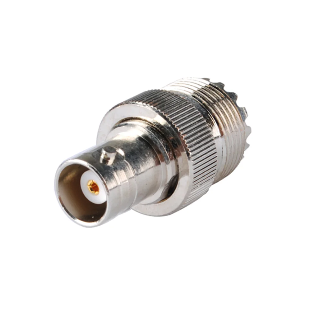 Eightwood Coaxial Antenna Car Radio Antenna Adapter BNC Male to UHF Female SO239 SO-239 Coaxial Connector Straight