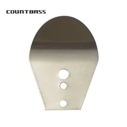 Countbass 50pcs Swim Jig Blade, Stainless Steel Chatterbait Blade, DIY Vibration Jigs, Casting Wobble fishing Jig Lure