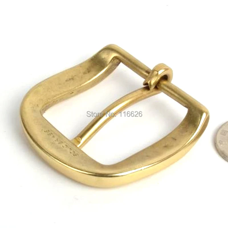 DIY 가죽 공예 women 큰 size 핀 버클 solid brass material 2 개/몫 inner 40mm