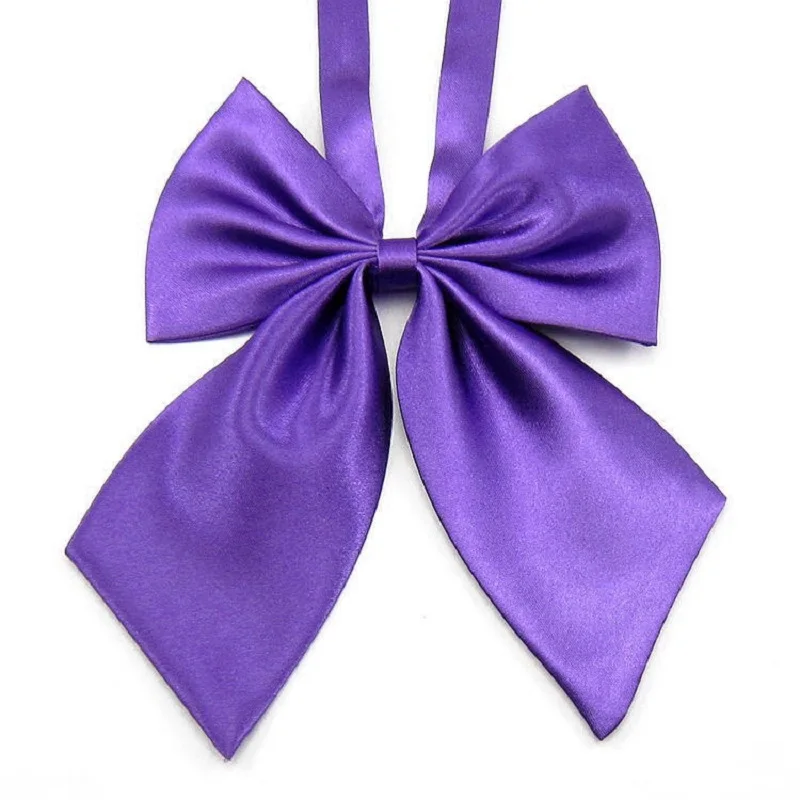 women solid bow ties ascot necktie cravat butterfly Business bowtie Wedding Gift