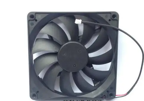 Wholesale: 13525 DFB132512H 12V 135*135*25mm 13.5CM 2 line chassis cooling fan