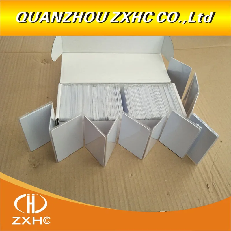 (10PCS) ISO 15693 I-code Slix (Icode2) RFID CR80 PVC White Card