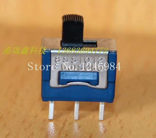 

[SA]FUJISOKU pin single tripod two tranches small toggle switch 8SS1012 overstock } { slide switch--50pcs/lot