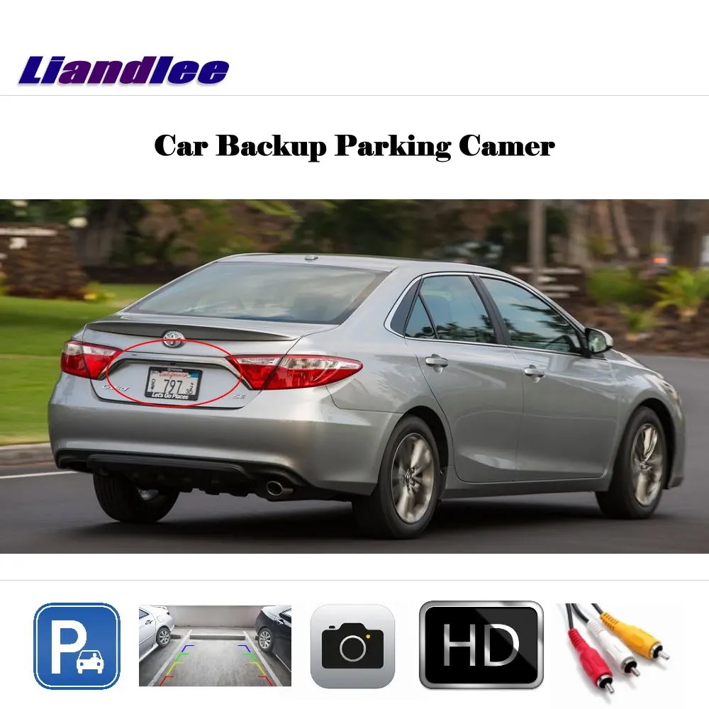 For Toyota Camry XV50 2011-2017 Auto Reverse Rear Camera HD CCD Back Parking CAM Work With Car Factory Screen