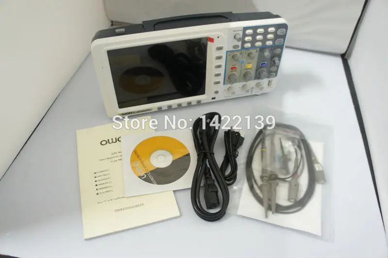 OWON SDS6062 60MHz 500MSa/S 2Ch Deep Memory Digital Storage Oscilloscope 8