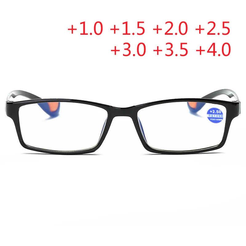 

Blue Light Blocking Reading Glasses magnifier Unisex Men Women Ultralight TR90 Fashion Spectacles Square Eyewear