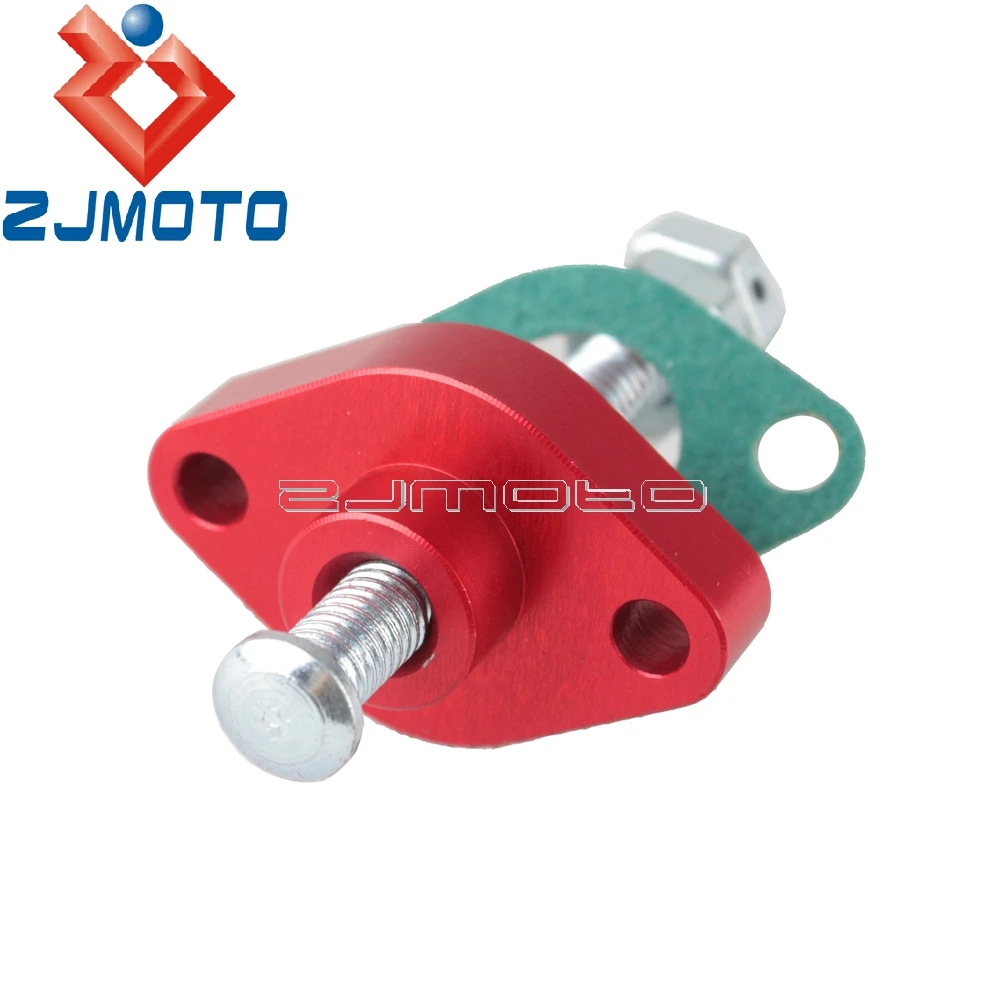 Red Street Racing Manual Cam Timing Chain Tensioner For Suzuki SV 650 99-07 GN 250 82-83 85/88 GS 500E/F 89-08 Aluminium Alloy