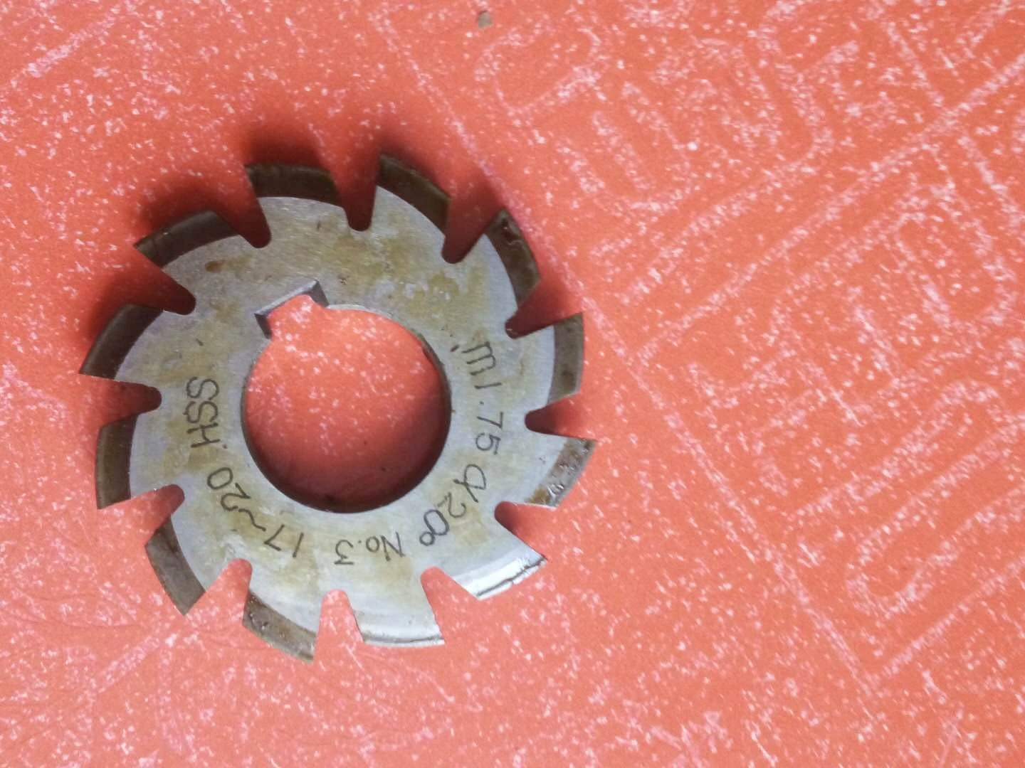 1PC Sold separately Module 1.75 PA20 Bore22 1#2#3#4#5#6#7#8# Involute Gear Cutters M1.75