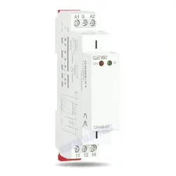 Din Rail 3 Phase SPDT 16A AC 230V DC 12V 24V Impluse Relay Electronic Step Relay Memory Latching Relay GRM8