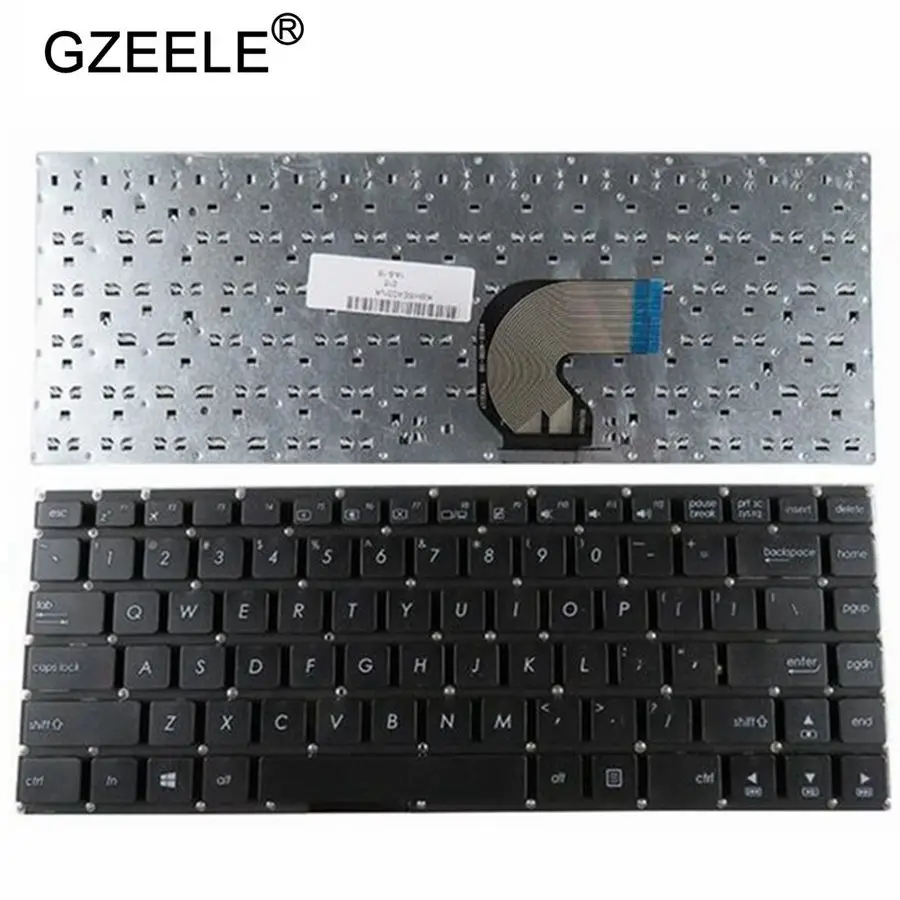 

GZEELE US English laptop keyboard for ASUS E403 E403N E403NA E403SA US black