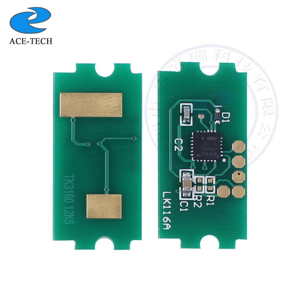 

7.2K TK-1160 TK1160 compatible cartridge toner chip Apply to ECOSYS P2040dn/P2040dw reset chips