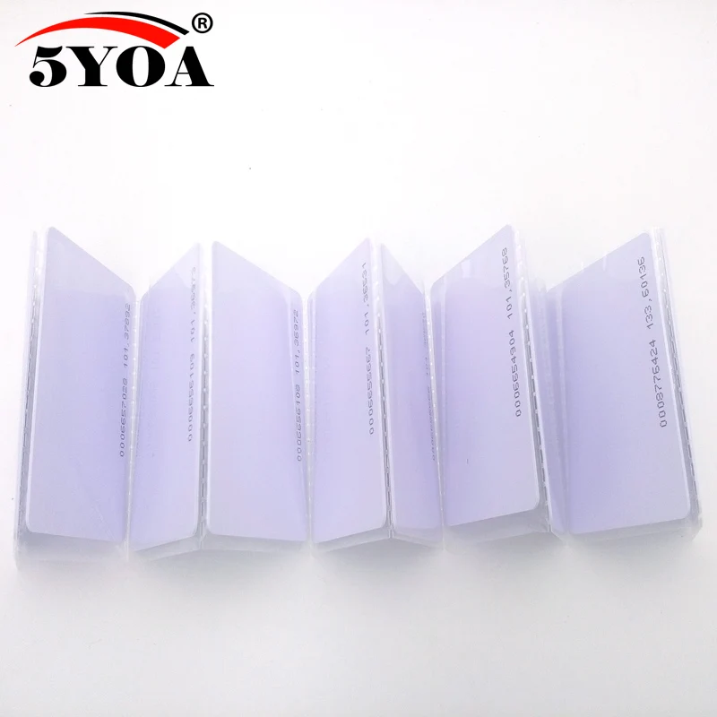 10pcs Quality Assurance EM ID CARD  Read Only 4100/4102 reaction ID card 125KHZ RFID Card fit for Access Control Time Attendance