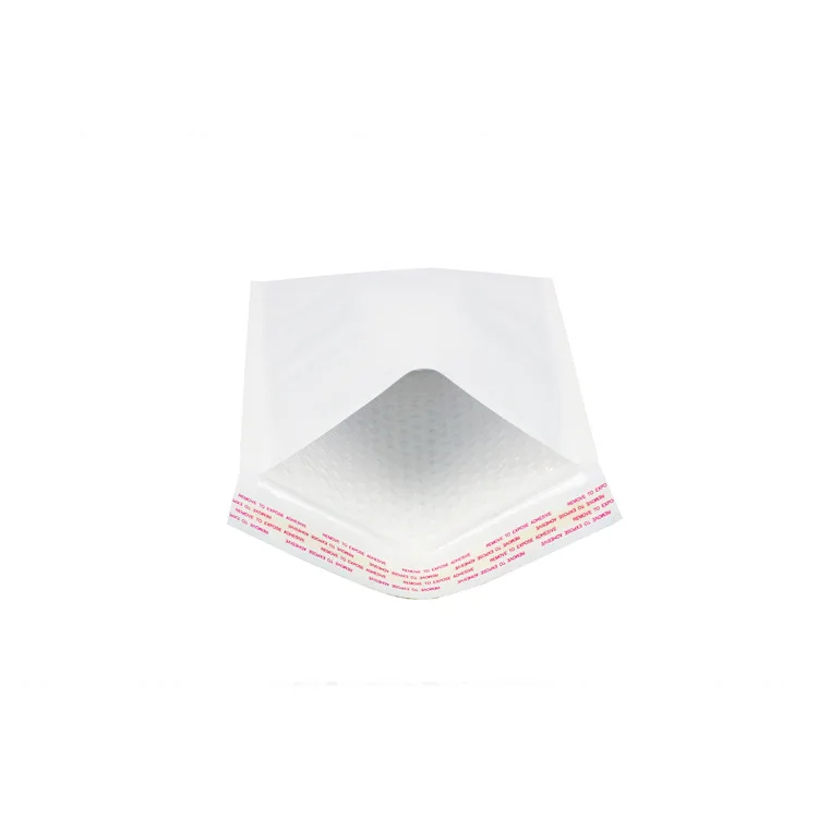 #000 4x8inch 120x175mm White Kraft Paper Bubble Envelopes Bags Padded Mailers Shipping Envelope With Bubble Mailing Bag 10pcs