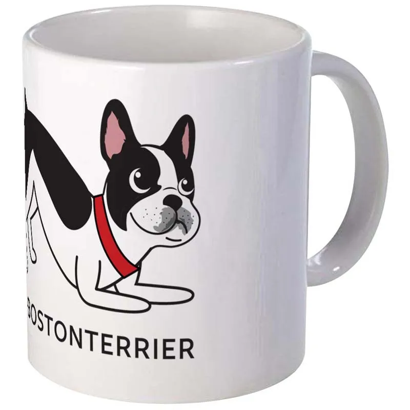 Funny Boston Terrier Fart Mug Unique Coffee Mug, tea Cup