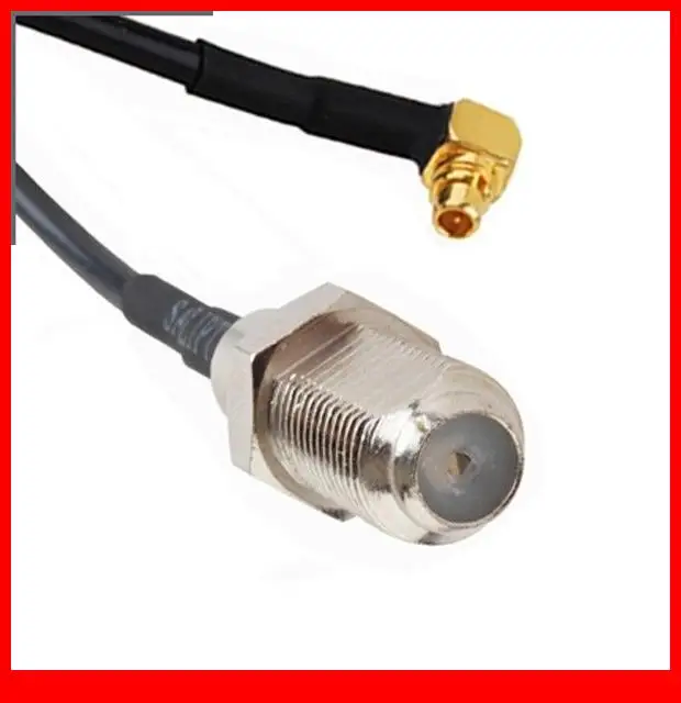 10 pcs  20CM F Jack to MMCX plug RA Pigtail COAXIAL Cable RG174