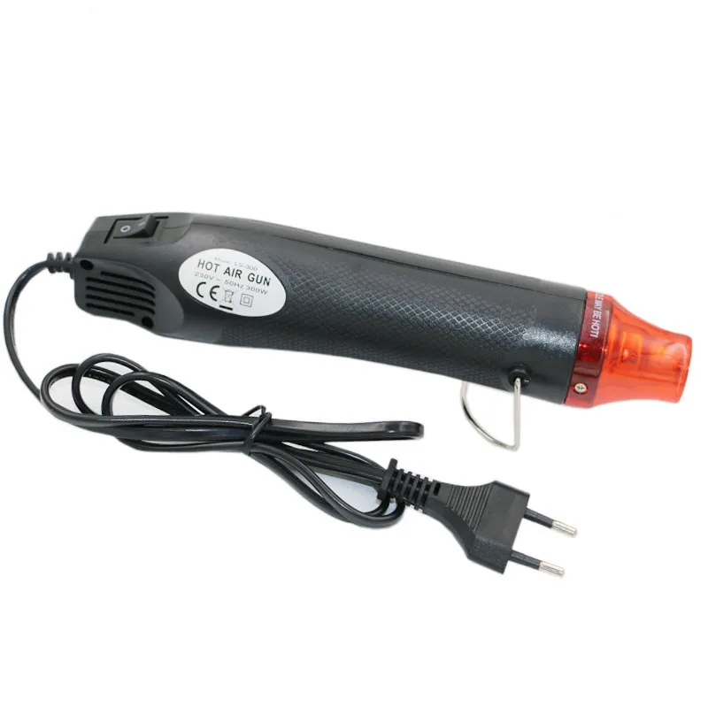 220V DIY Using Heat Gun Electric Power Tool Hot Air 300W Temperature Gun With Seat Shrink Plastic EU Plug