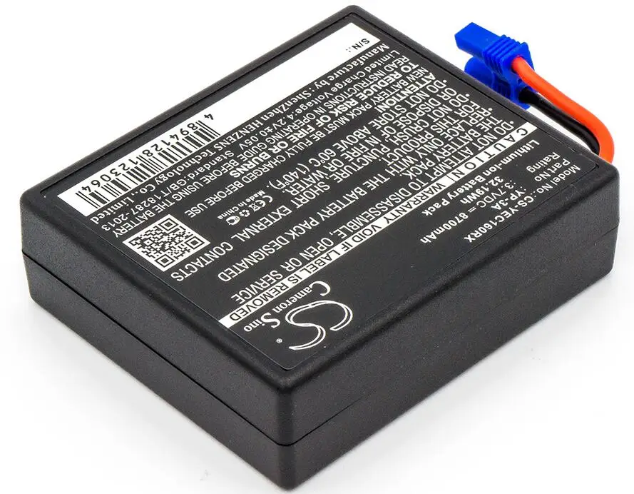 Cameron Sino 8700mah battery for YUNEEC H480 Drone Remote Control YP-3A batteries