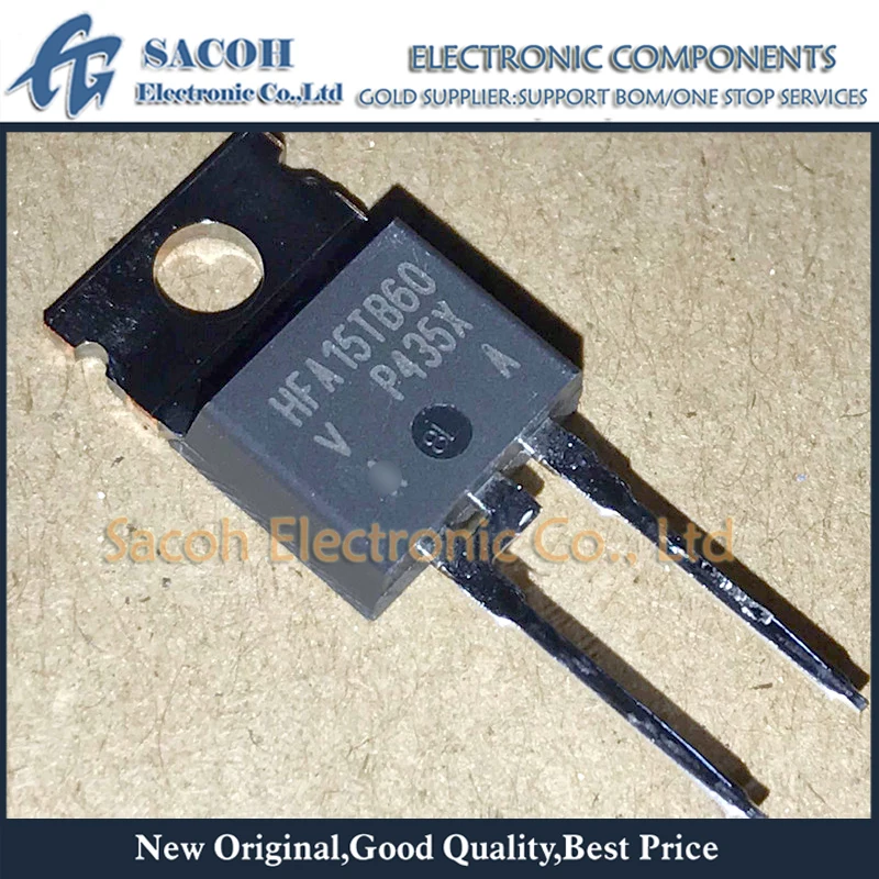 New Original 10Pcs/Lot HFA15TB60PBF HFA15TB60 HFA15TB60-1 TO-220/262 15A 600V Ultrafast Soft Recovery Diode