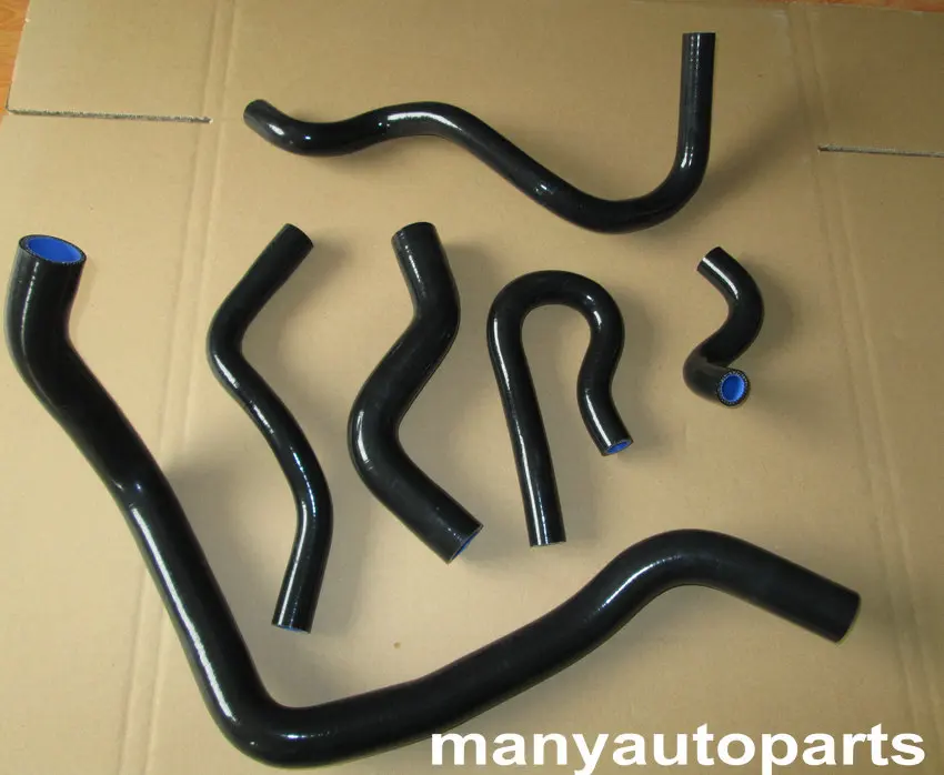 

1992-2000 для Honda Civic D15 D16 EG EK нагреватель радиатора силиконовый шланг наборы черный