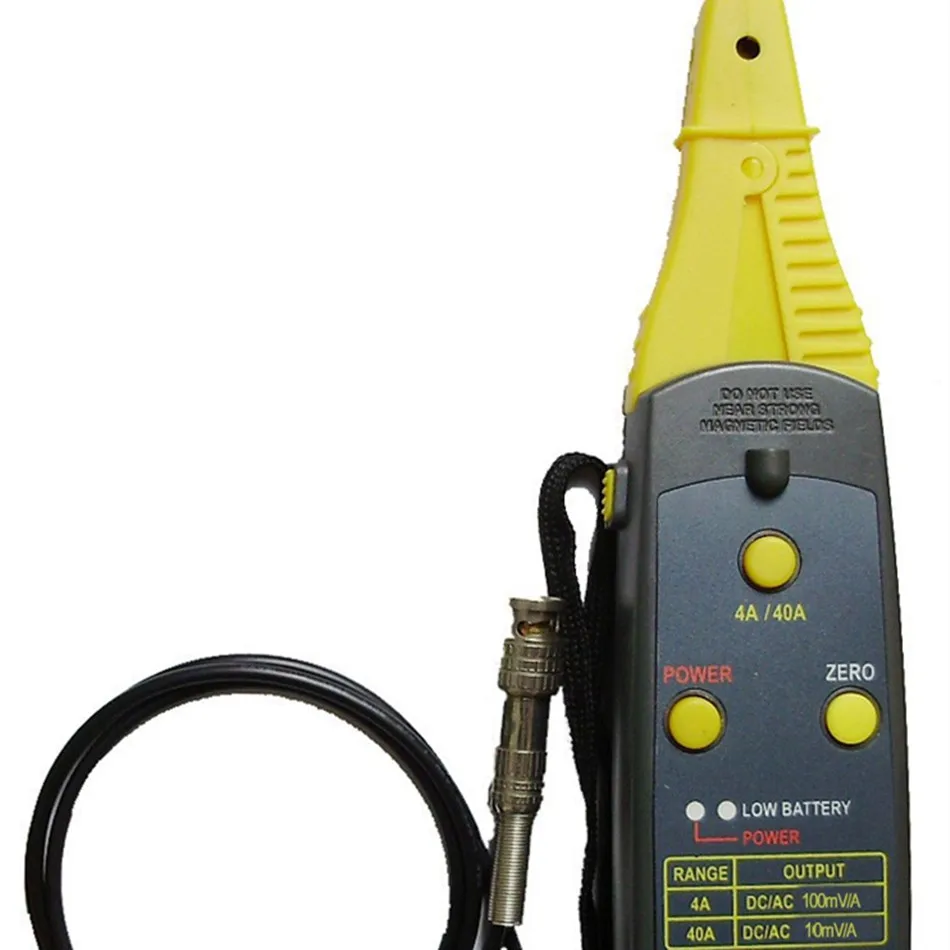 CP-07B AC/DC Current Clamp Probe Connect To Oscilloscope AC/DC Measurement Relative Zero Correction