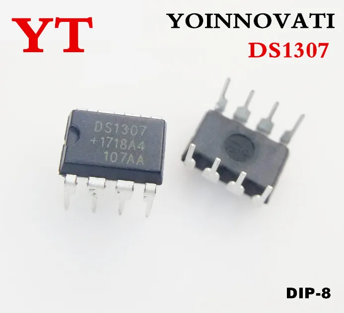  20pcs/lot DS1307 DIP-8 1307 64 x 8, Serial, I2C Real-Time Clock Best quality