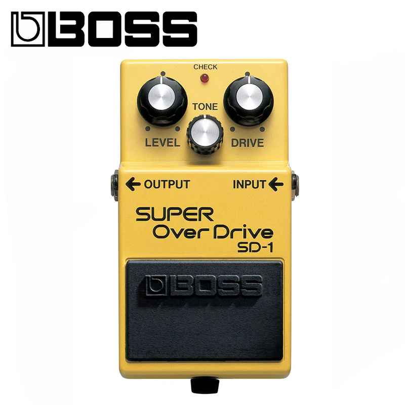 Boss Audio SD-1 Super Overdrive Pedal Guitar Effect with Picks, Polishing Cloth and Strings Winder