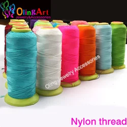 OlingArt 0.3/0.5/0.8/1.0MM 1Roll Multicolor Options Nylon Thread Line/Wire/Rope Choker Earrings Bracelet Necklace Jewelry Making