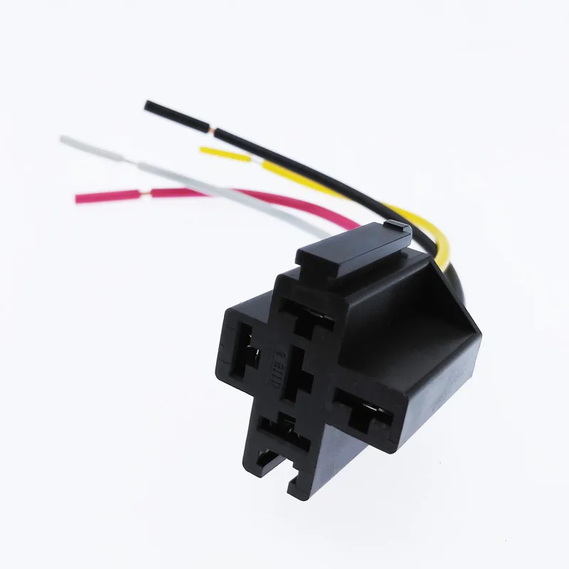Wstępnie okablowany 5-pinowy uchwyt gniazda montażowego przekaźnika 12 V 40 A Długość linii 12 cm