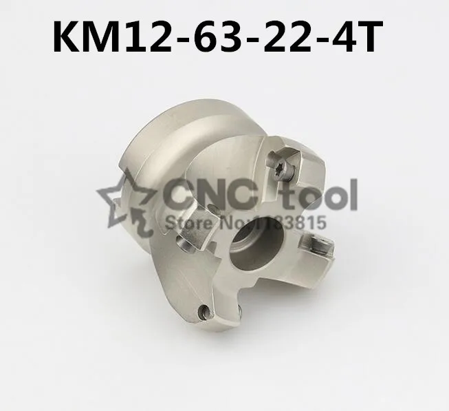 KM12 63-22-4T 45 Degree Shoulder Face Mill Head CNC Milling Cutter,milling cutter tools,carbide Insert SEHT1204