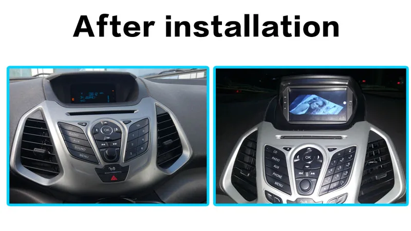 Aotsr Android 8.0 Car GPS Navigation Car Radio DVD Player Headunit for Ford EcoSport 2013 2014 2015 2016 Multimedia Satnav radio