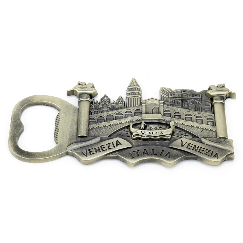 dongsheng Fashion St. Mark\'s Square Venice Italy Metal Keyring Italia Venezia Keychain Bottle Opener Alloy Key Chains Rings-50