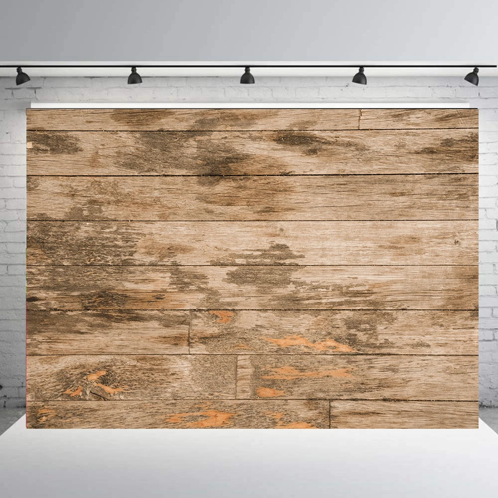 

BIEPOTO Photography Backdrop Background newborn Photo Studio Booth brown wood floor wooden texture party decor photocall b160