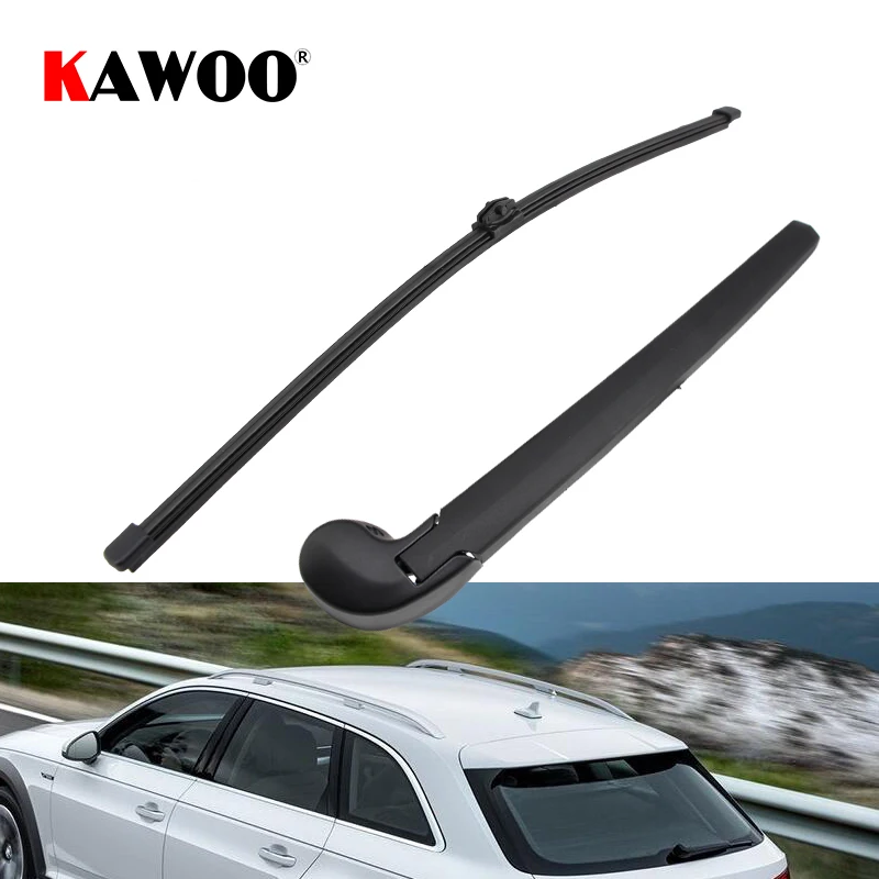 KAWOO Car Rear Wiper Blades Back Window Wipers Arm For AUDI A4 Allroad Hatchback (2010-) 405mm Auto Windscreen Blade Accessories