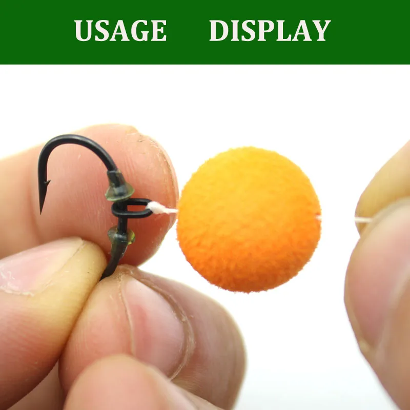 50PCS Carp Fishing Accessory Rig Rings  Anti Glare Oval Blow Back Rig Rings  Matt Black Terminal Tackle