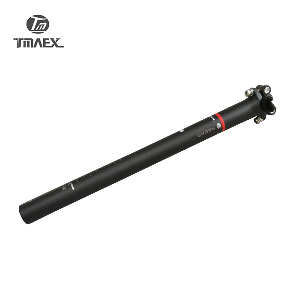 TMAEX-Carbon Fibre Mountian/Road Bike Seatpost 27.2/30.8/31.6*400mm Matte Cycling MTB Seat Tube Bicycle Carbon Seatpost  235g