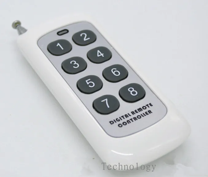 

5PCS/lot 8 key 433M remote control/1000 meters remote monitoring variable code remote control,wireless remote control