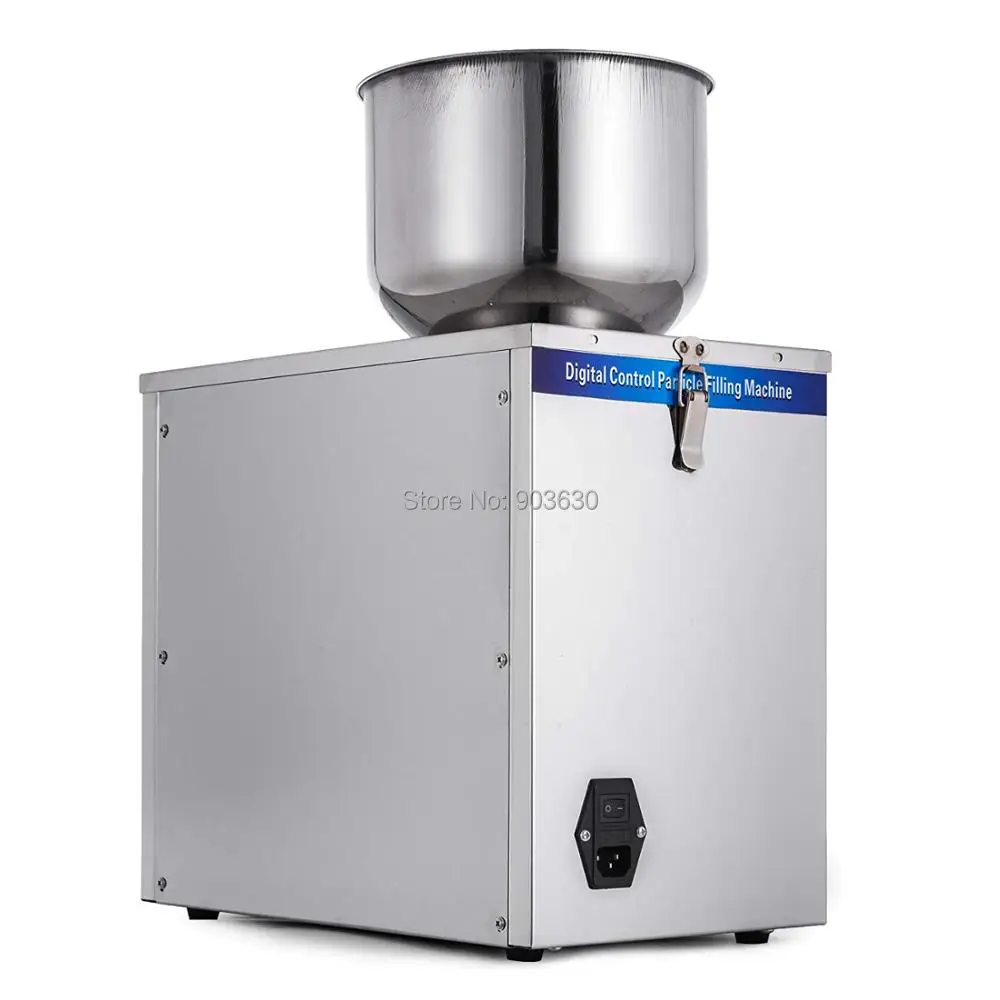 120G Granular Powder Weighing Filling Machine Semi Automatic Dispenser Machine Wolfberry Seed Tea Grain Coffee Packaging Machine