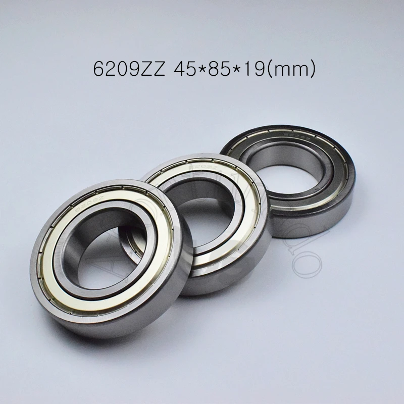 

6209ZZ 45*85*19(mm) 1Piece bearings ABEC-5 metal sealing bearings 6209 6209Z chrome steel deep groove bearing