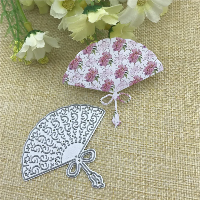 Sector Folding Fan Metal Cutting Dies For DIY Scrapbooking Album Embossing Paper Cards Decorative Crafts