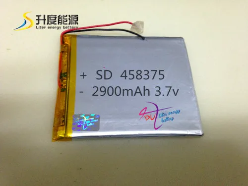 best battery brand [458375] 3.7V 2900mAH (polymer lithium ion battery) Li-ion battery for tablet pc 7 inch 8 inch battery