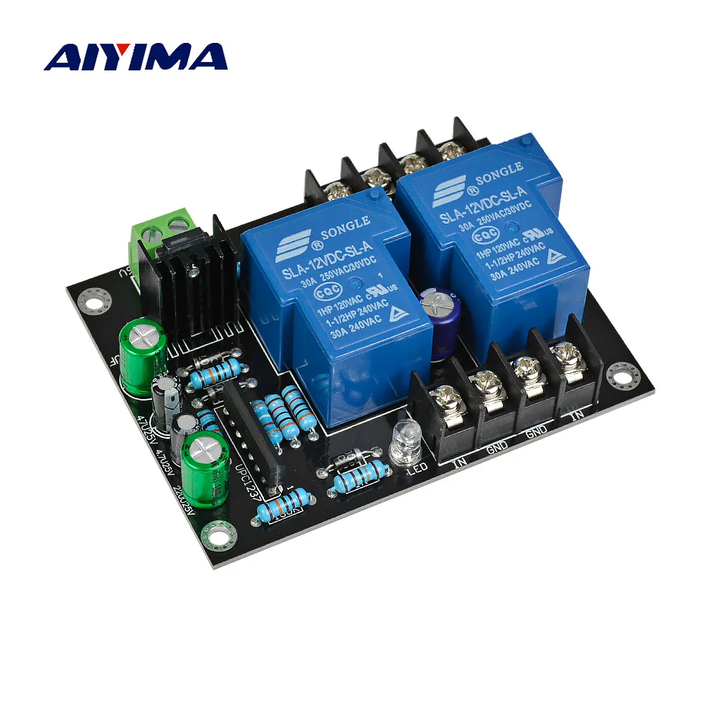 

AIYIMA UPC1237 2.0 High Power Speaker Protection Board Assemble Module Reliable Performance 2 channels For DIY HIFI Amplifier