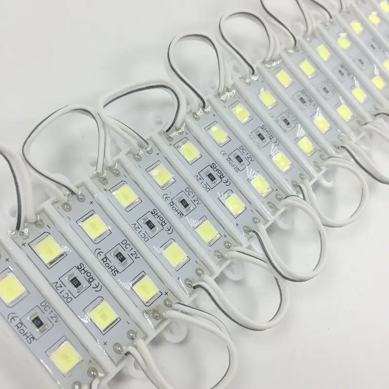 100pcs/lot Mini led module DC12V 5054 2 LED Modules Waterproof Led Backlight for Advertising Super Brighter Billboard