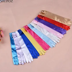 Dünne Elastische kinder Tag Professionelle Dance Handschuhe Lange Spitze Fliege Zubehör Handschuhe Mädchen Prinzessin Handschuhe Kinder Geschenk G195