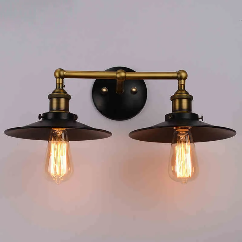 

Retro classic wall lamp simple personality American country industrial theme wall lamp oil smoke umbrella wall lamp GY31