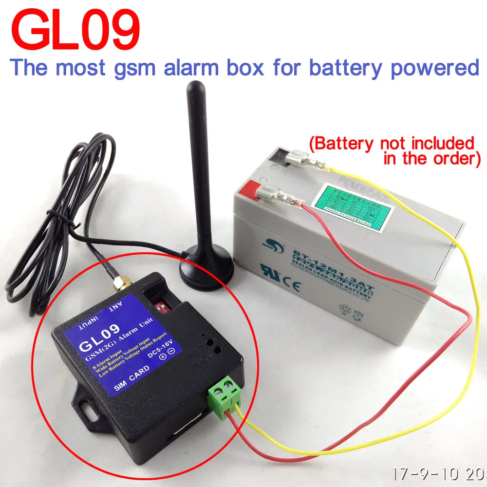 

Wide Voltage Range Battery operated 8 alarm input GSM alarm system for vending machine fault monitor the stock and status