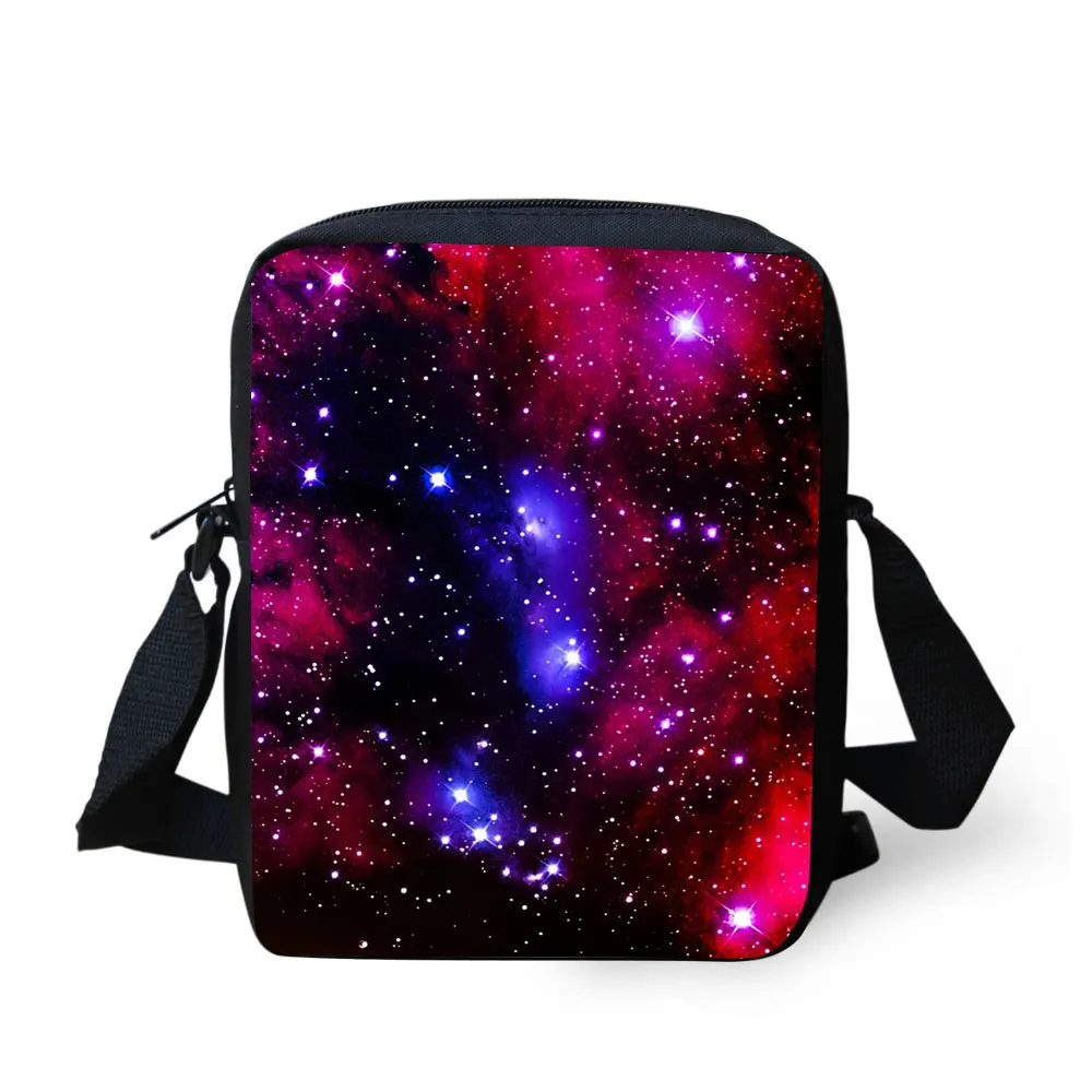 

Cross Body Bag Star Universe Printing Messenger Bags for Women Hot Brand Small Cross Body Bags for Ladies Mens Travel Bags